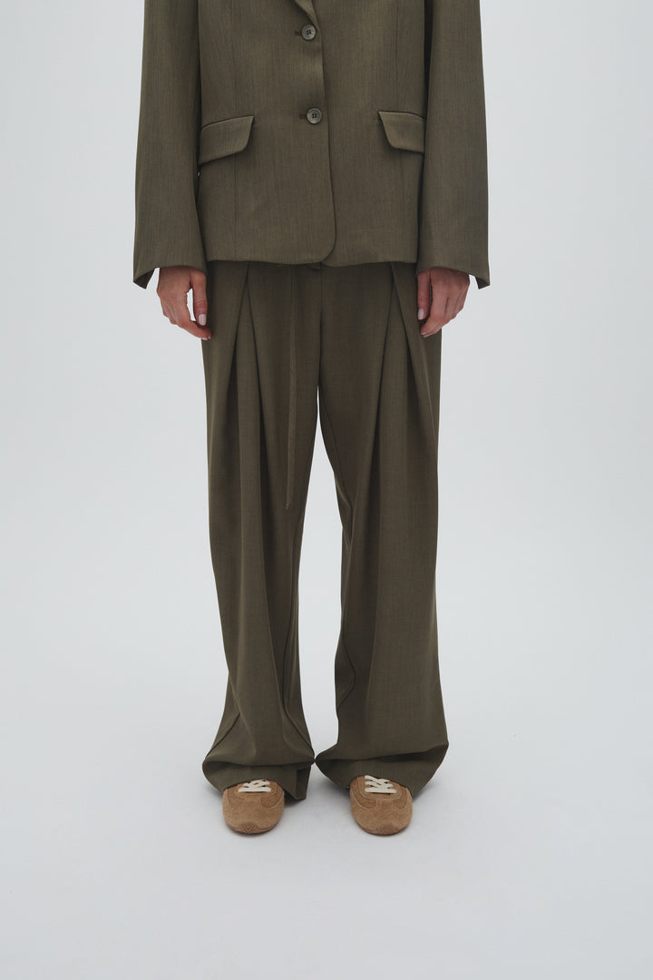 MbyM - Christiana Pl-M 61371551 - C42 - Olive Melange