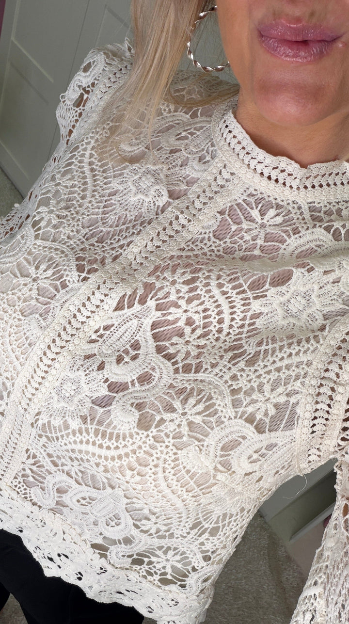 A-bee - Brielle Blouse - Ecru Bluser 
