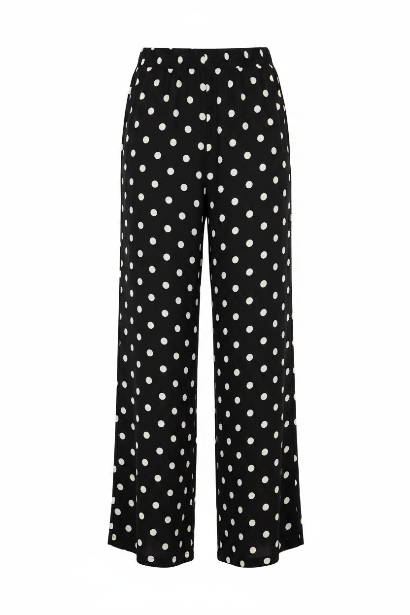 A-Bee - Delara Pants - Black Bukser 