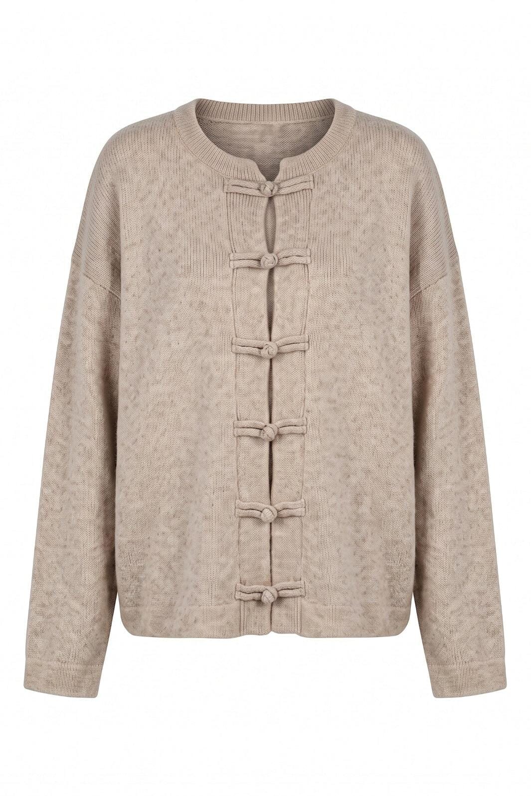 A-Bee - Elsie 3132 - Taupe (9505) Cardigans 
