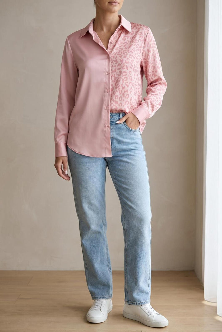 A-bee - Liva Shirt - Pink Skjorter 