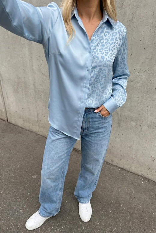A-bee - Liva Shirt - Sky Blue Skjorter 