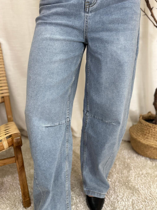 A-bee - Mathea G2333 - Medium Blue Denim Jeans 