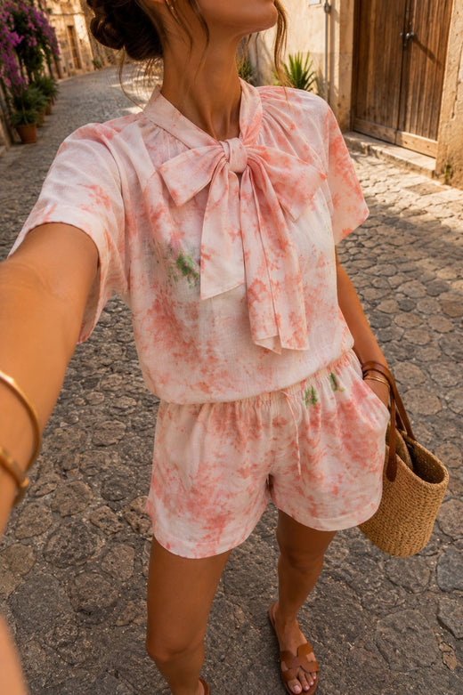 A-Bee - Rivka Short - Orange Shorts 