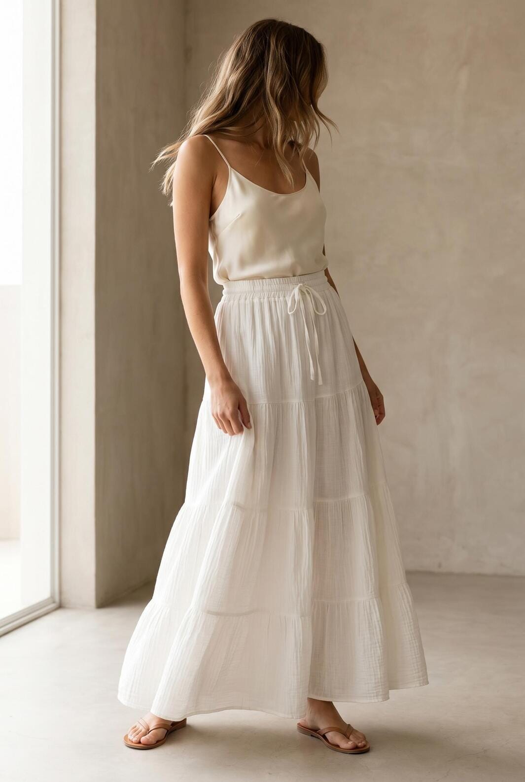 A-bee - Saga Skirt - White Nederdele 