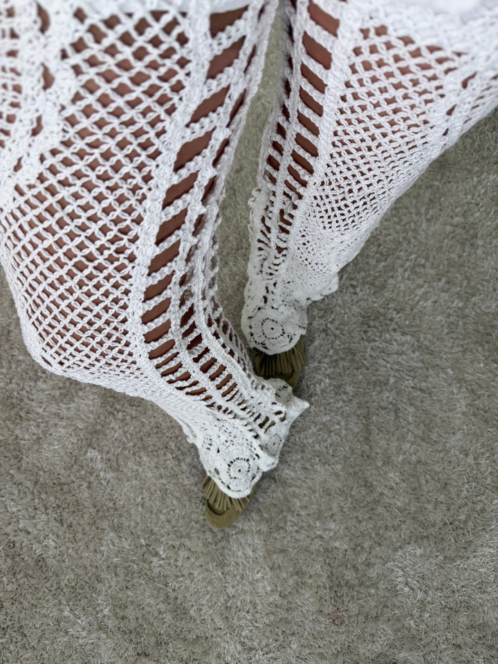 A-bee - Tove Pants - White Bukser 