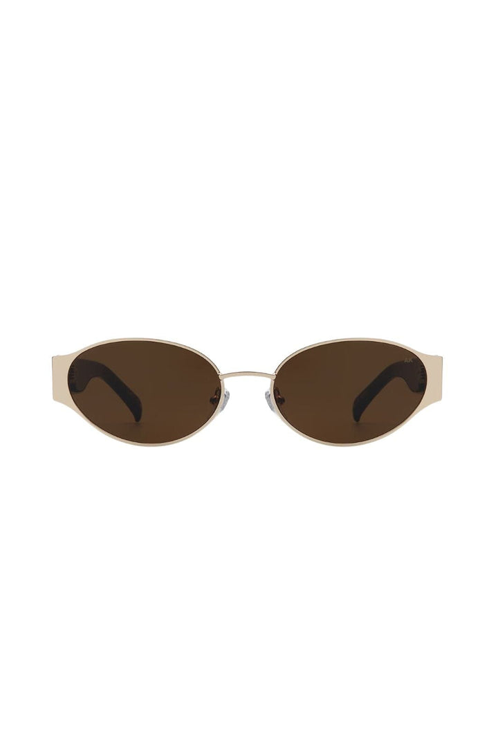 A. Kjærbede - Bella KL2602 - Matte Brown Cookie Dough Solbriller 