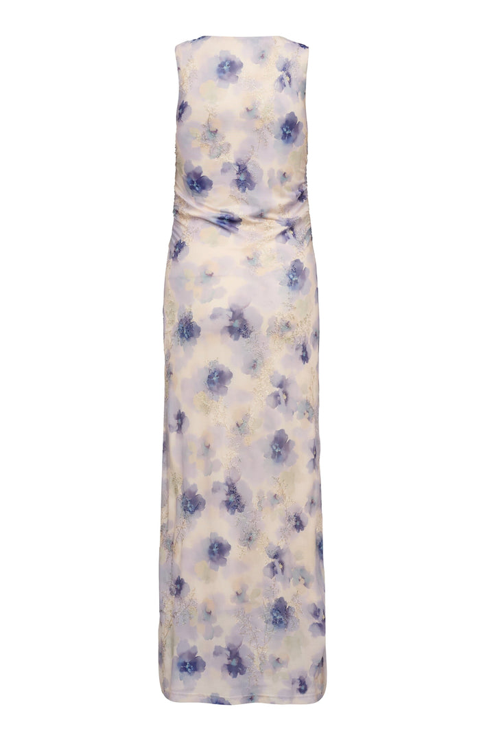 A-View - Belena Dress AV8051 - 129 - Purple/Yellow Kjoler 