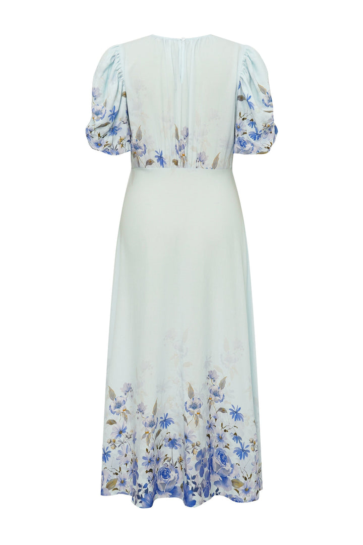 A-View - Botanic Dress AV8141 - 282 - Light Blue Kjoler 