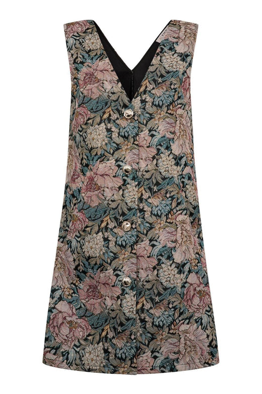 A-View - Brocade Dress AV9407 - 311 - Sand/Black Kjoler 