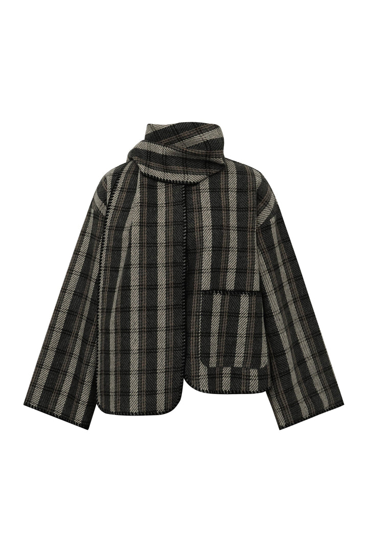 A-View - Checki Jacket AV8275 - 050 - Grey/Black Jakker 