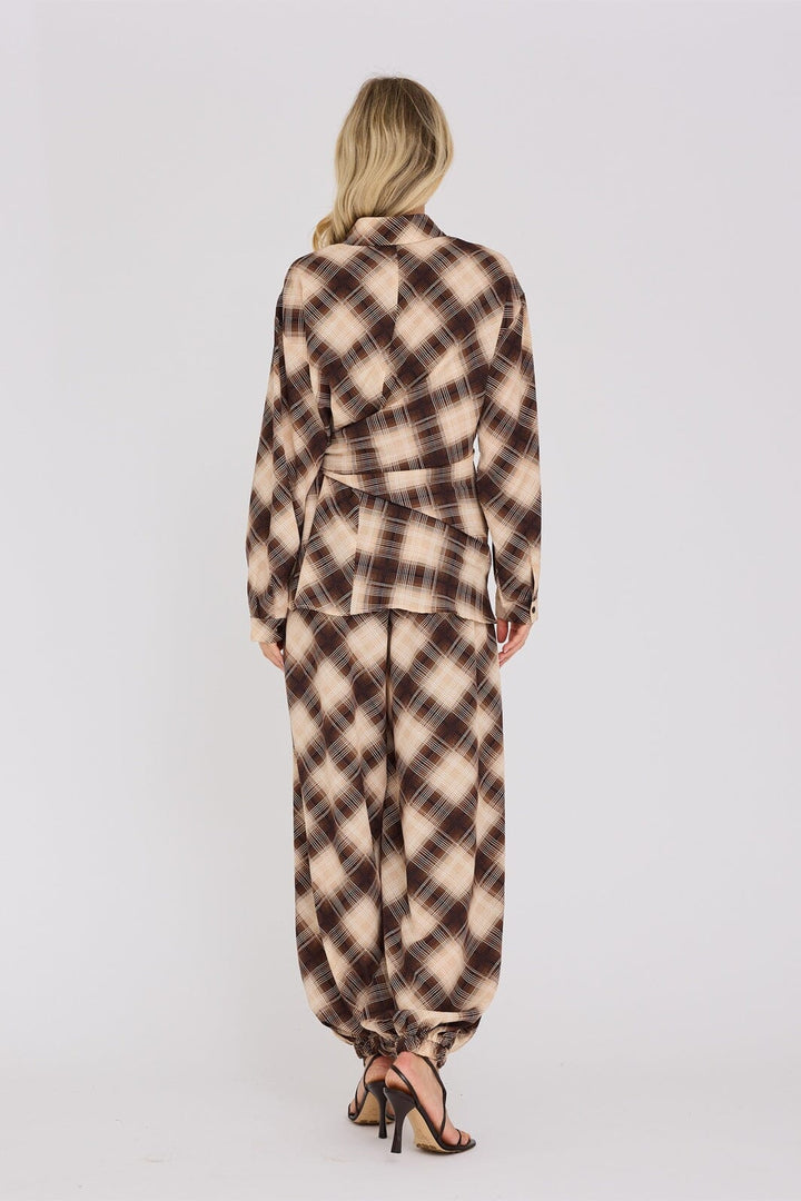 A-View - Elsi Pants AV8265 - 156 - Brown/Sand