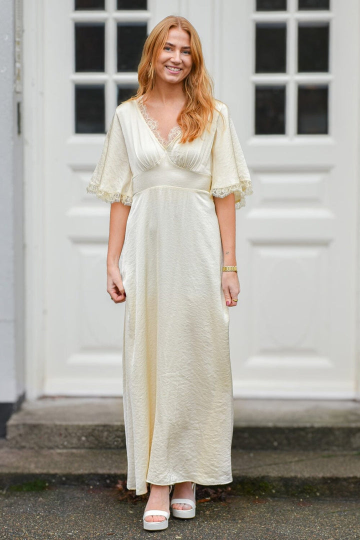 A-View - Flowy Dress AV8326 - 069 - Pale Yellow