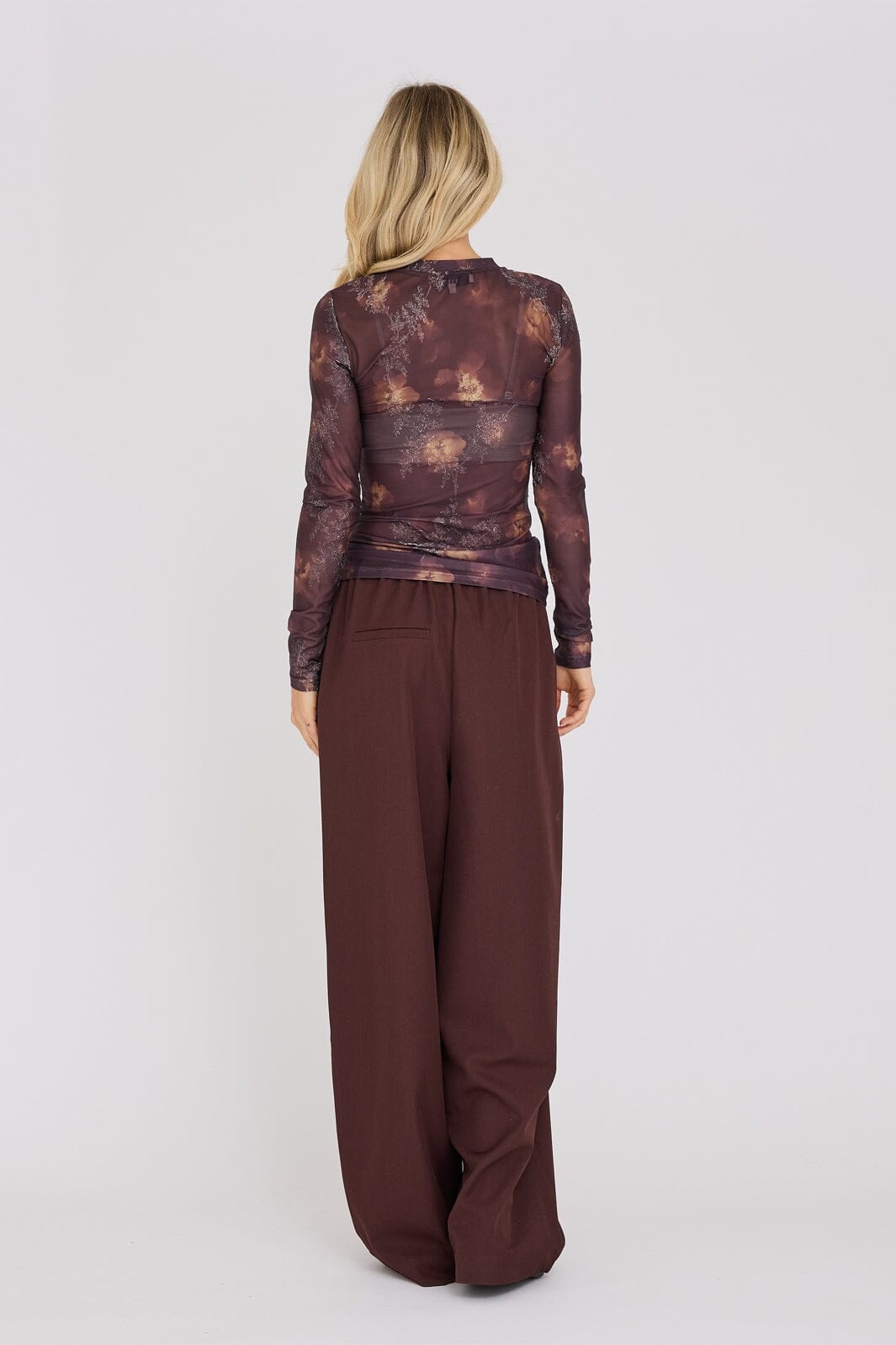 A-View - Silke Blouse AV8045 - 156 - Brown/Sand