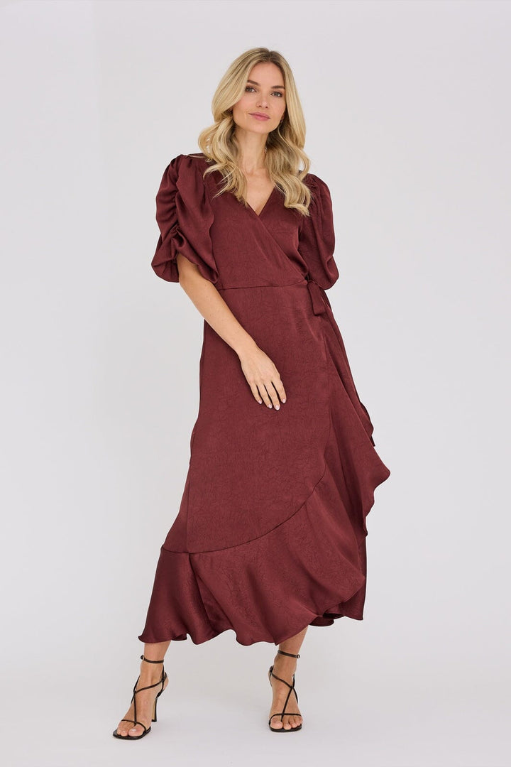A-View - Sinda Dress AV4922 - 267 - Deep Burgundy