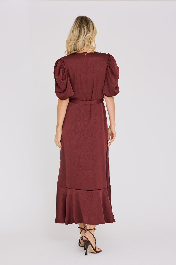 A-View - Sinda Dress AV4922 - 267 - Deep Burgundy
