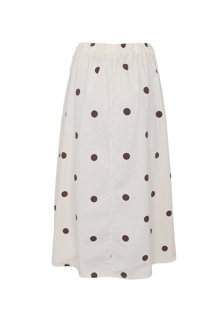 Black Colour - Bcabbie Skirt 40728 - Creme Dot