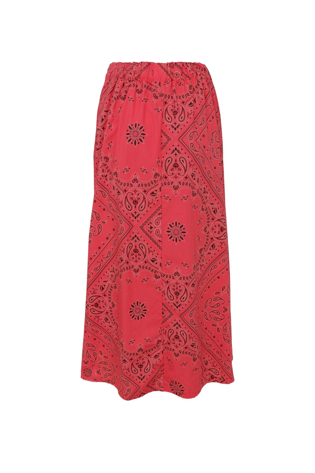 Black Colour - Bcabbie Skirt 40728 - Red Paisley Limited