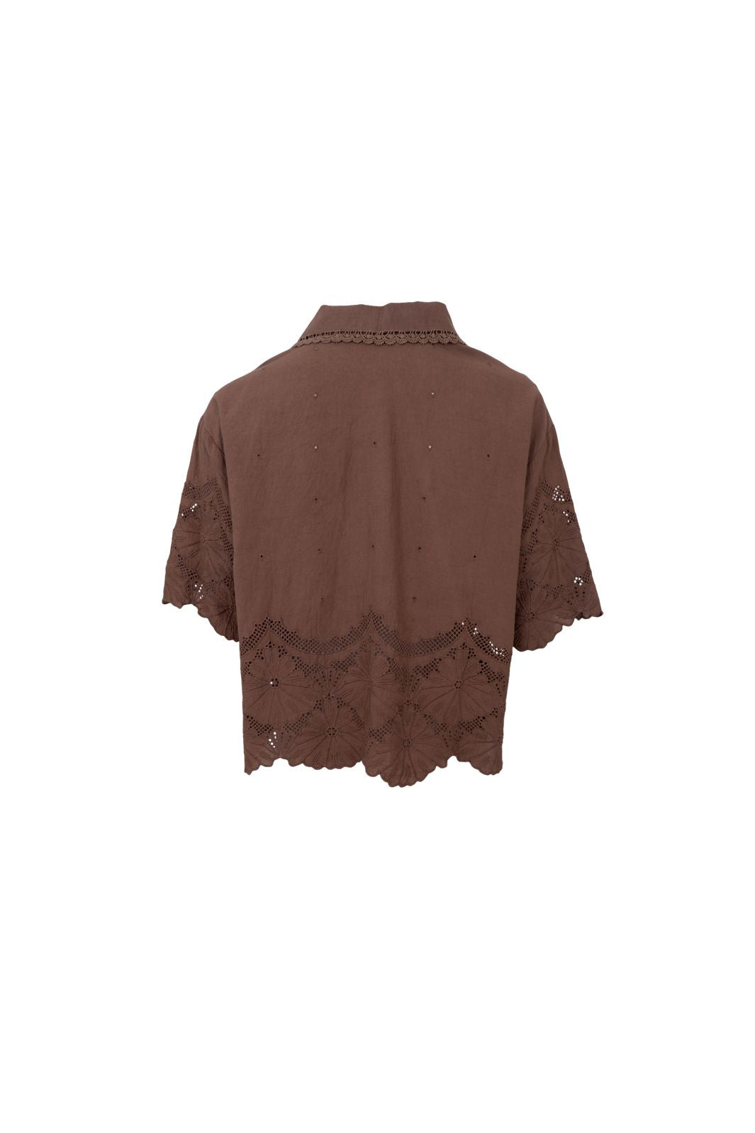 Black Colour - Bcagneta Lace Blouse 41135 - Espresso