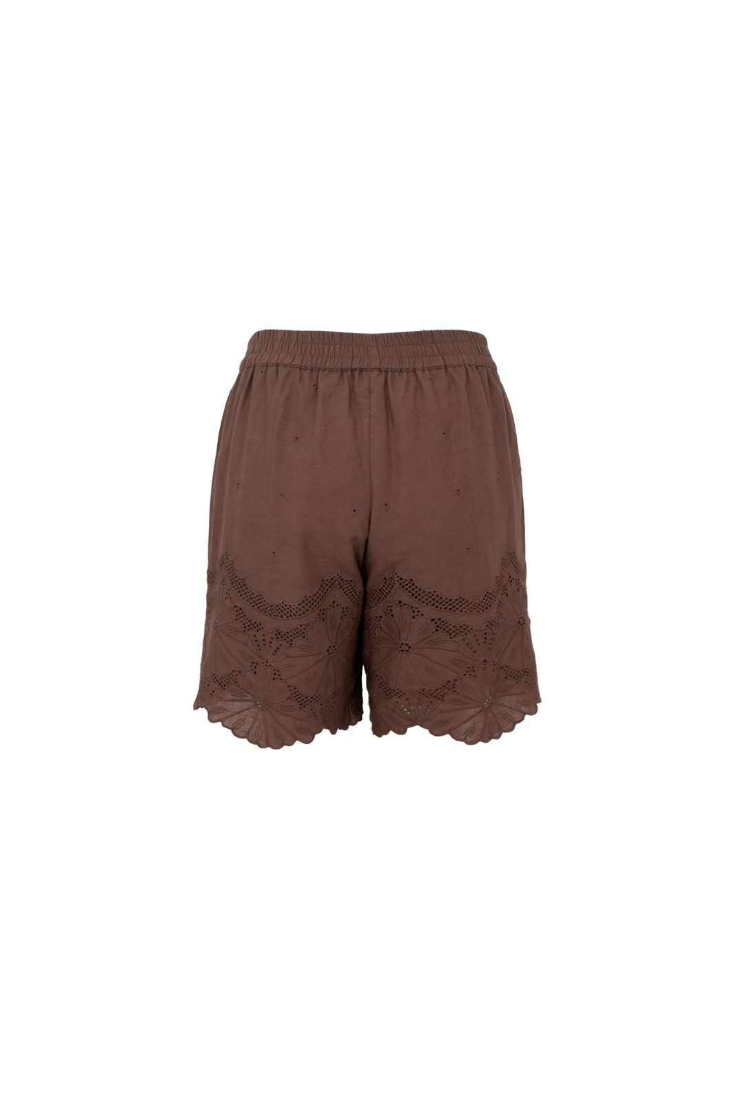 Black Colour - Bcagneta Lace Shorts 41136 - Espresso