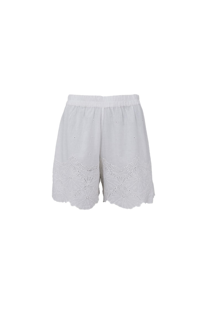 Black Colour - Bcagneta Lace Shorts 41136 - Off White