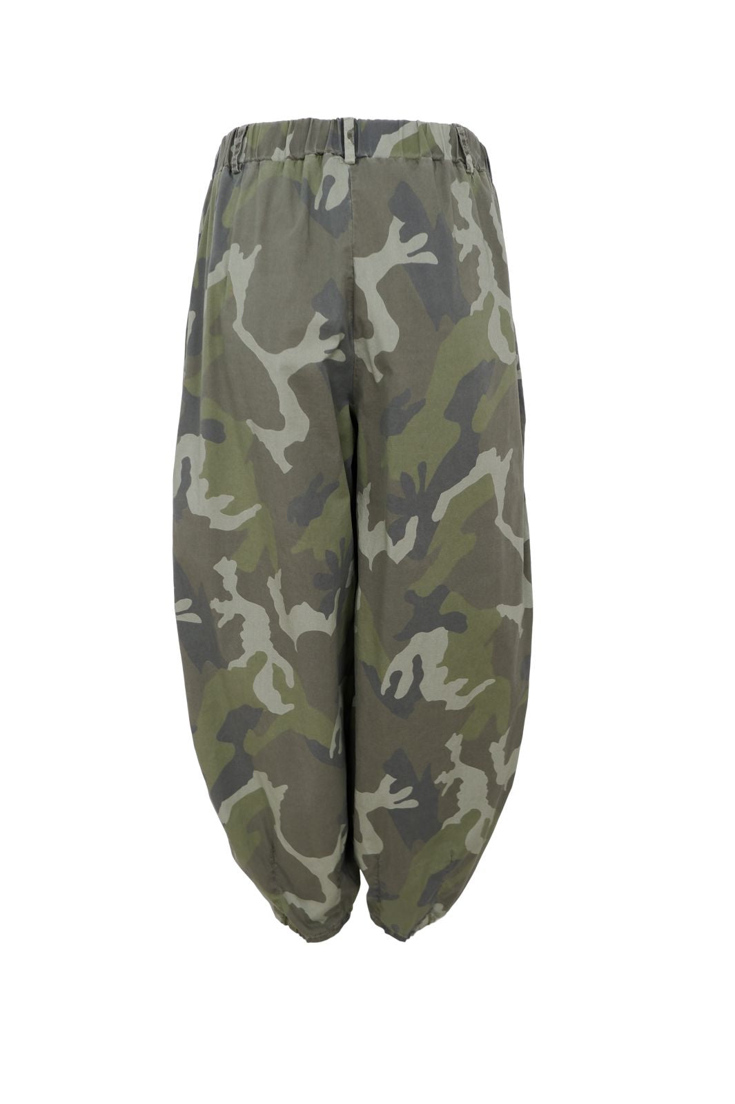 Black Colour - Bcally Balloon Pant 41202 - Army Camouflage