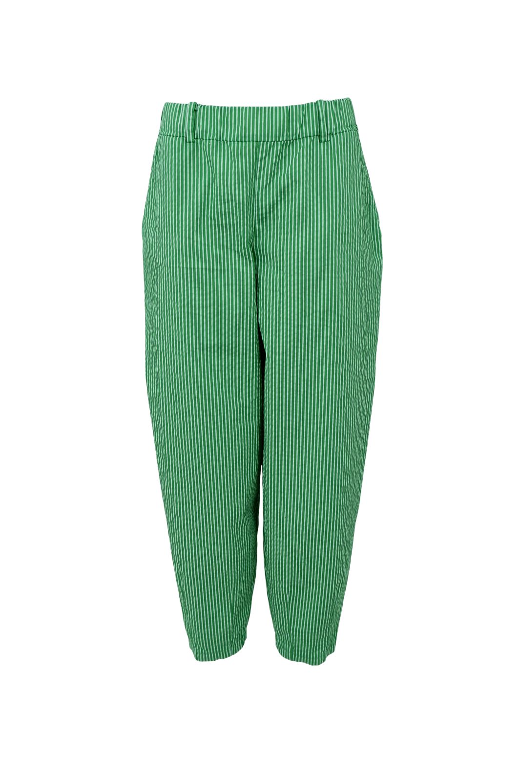 Black Colour - Bcally Barrel Pant 41144 - Green