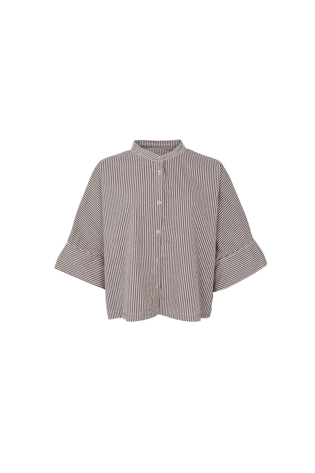 Black Colour - Bcally Loose Shirt 41145 - Creme