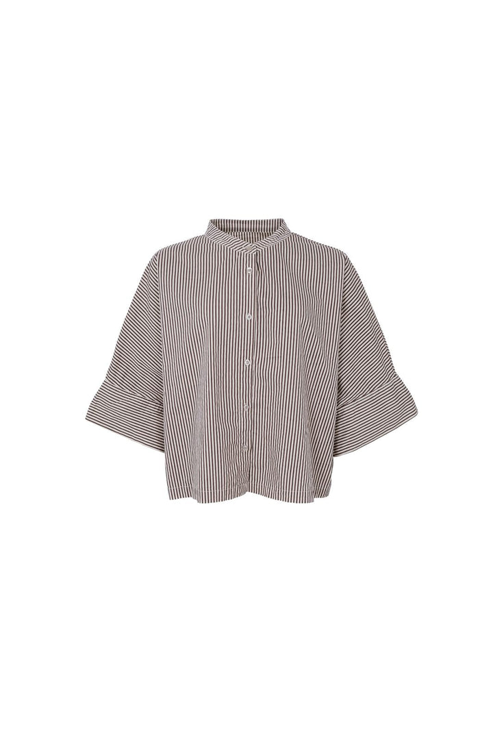 Black Colour - Bcally Loose Shirt 41145 - Creme