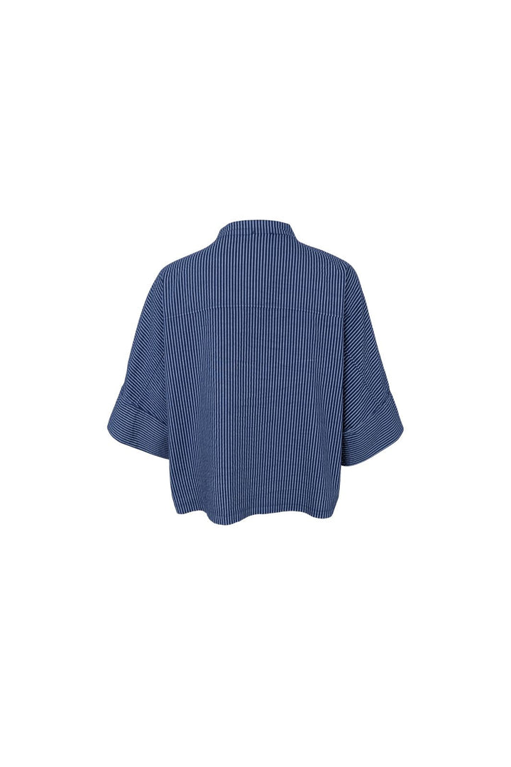Black Colour - Bcally Loose Shirt 41145 - Navy