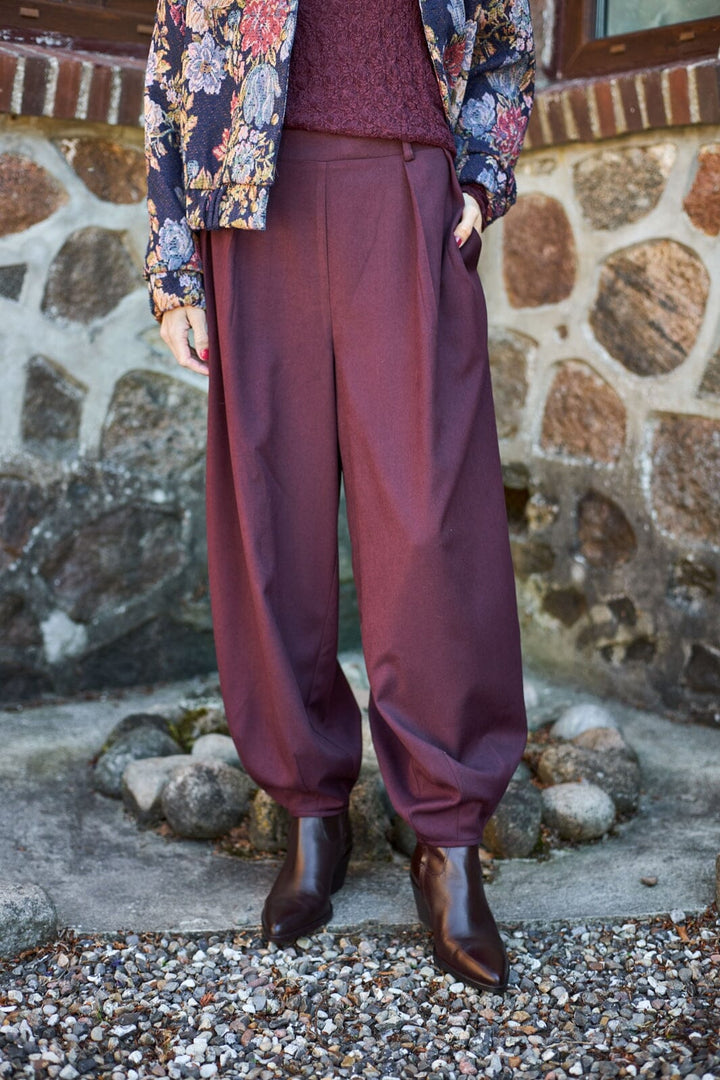 Black Colour - Bcamina Balloon Pant 41238 - Plum