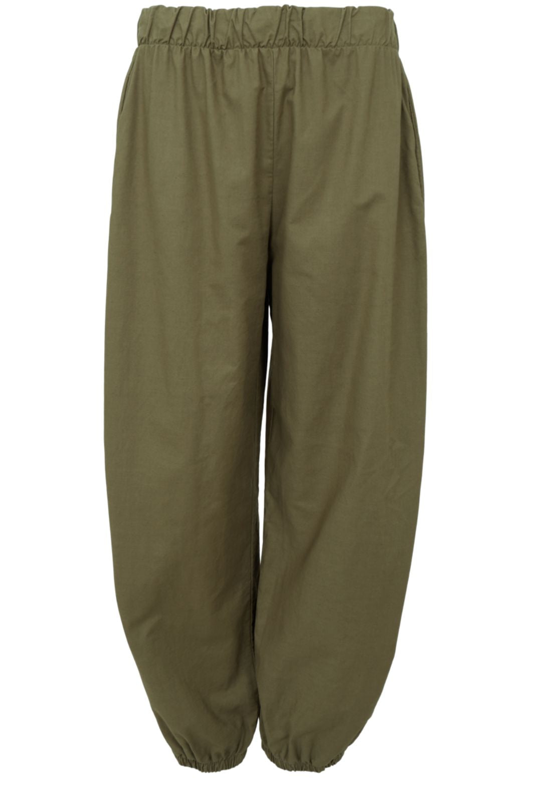 Black Colour - Bcaya Balloon Pant 41222 - Army