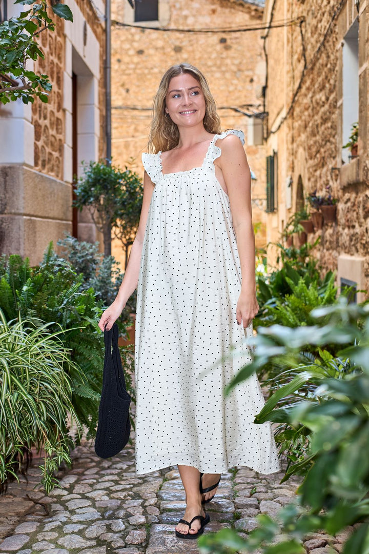 Black Colour - Bcbenedikt Dress 41173 - Off White Dot