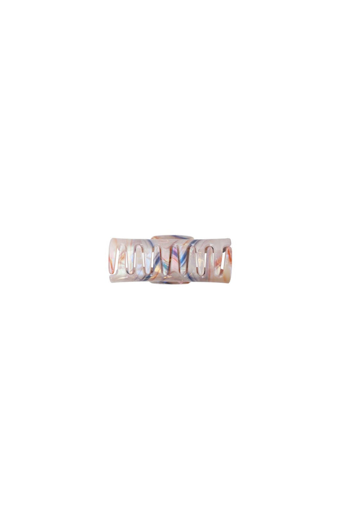 Black Colour - Bcberlin Art Hair Claw 6042 - Beige Multi