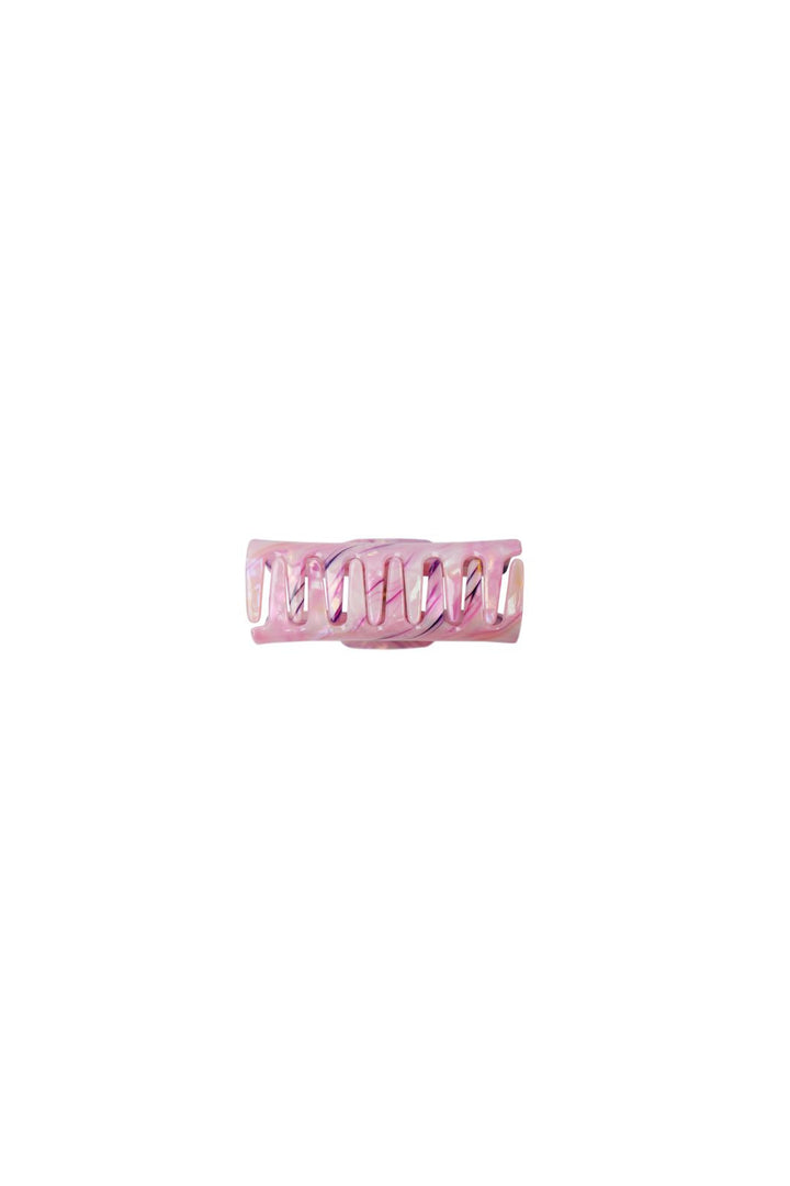 Black Colour - Bcberlin Art Hair Claw 6042 - Rose Multi