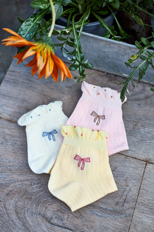 Black Colour - Bcbowan Anclet Sock 8540 - White
