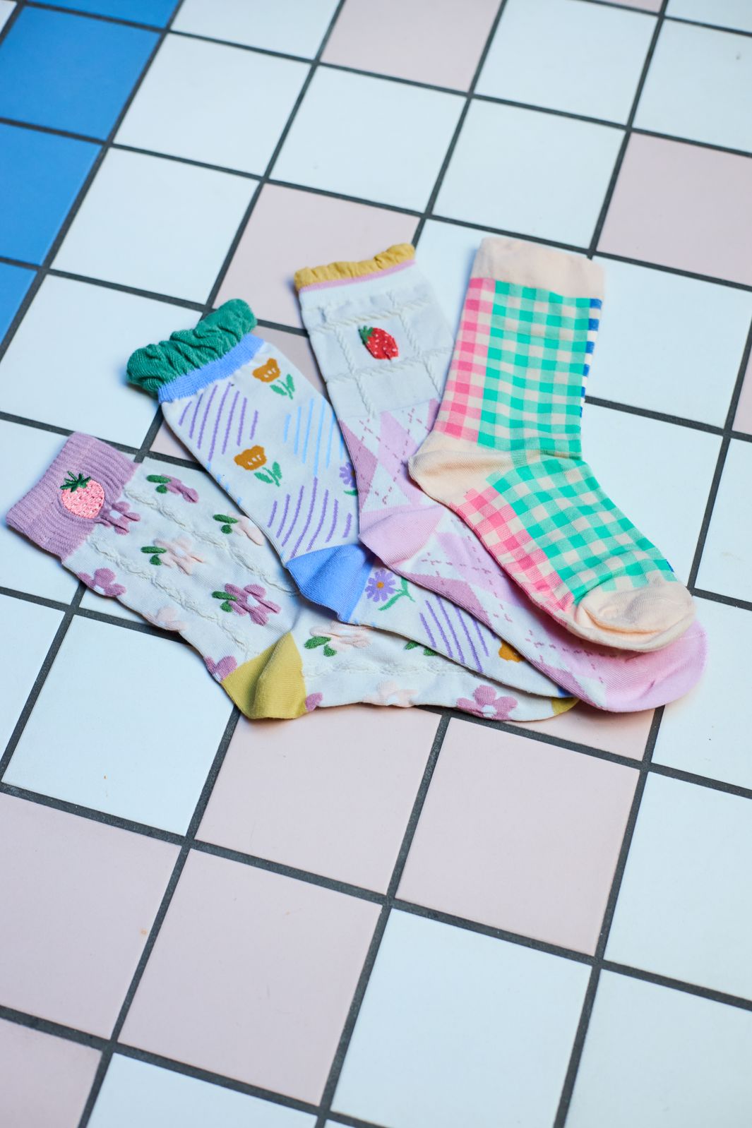 Black Colour - Bcbrynn Sock 8526 - Rose Yellow
