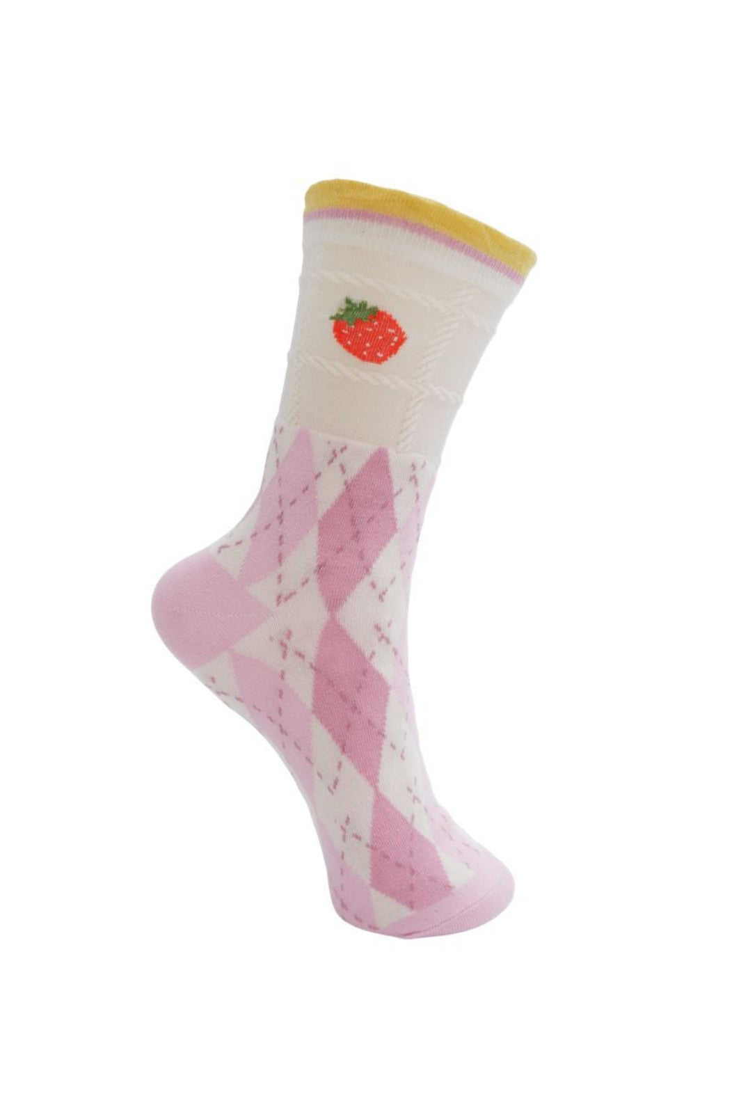 Black Colour - Bcbrynn Sock 8526 - Rose Yellow