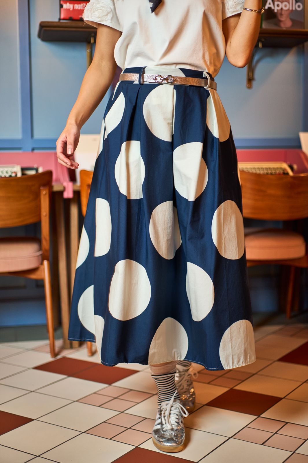 Black Colour - Bccannes Skirt 41123 - Blue