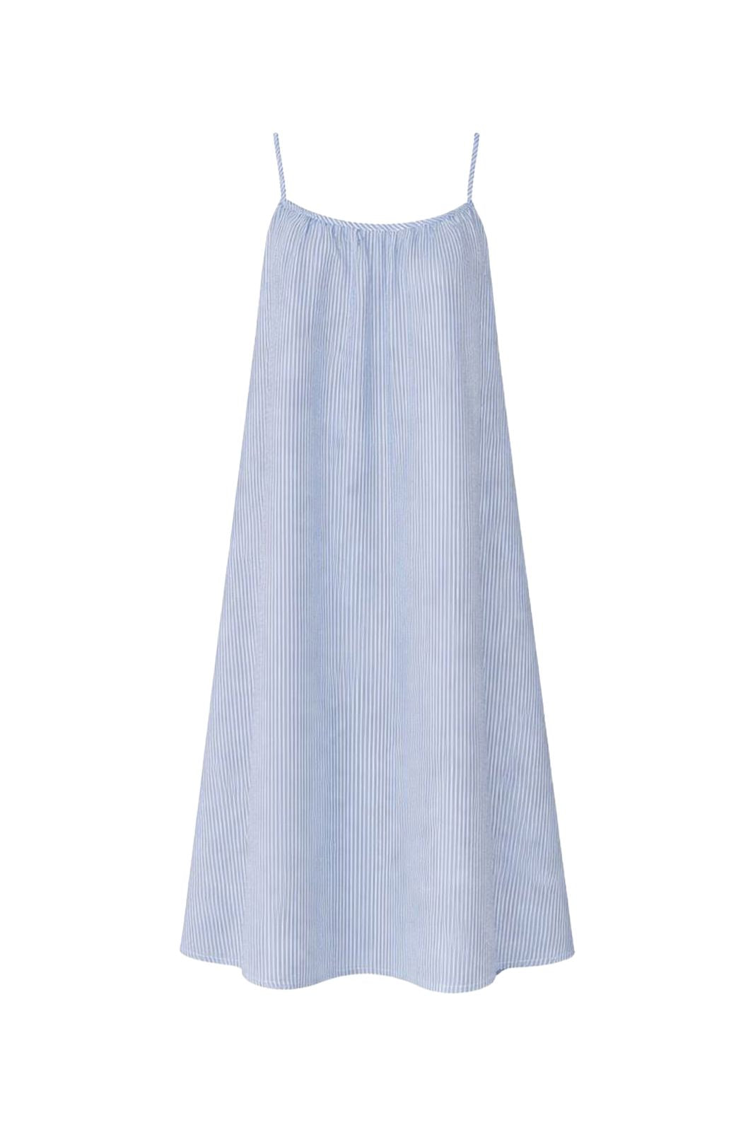 Black Colour - Bccatherine Strap Dress 41187 - Lt. Blue