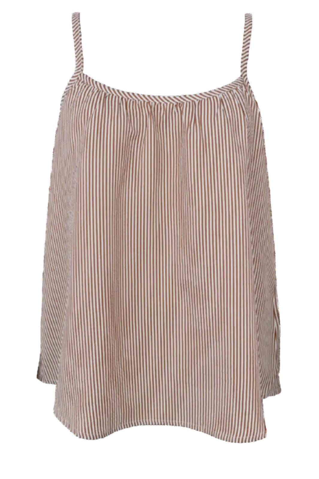 Black Colour - Bccatherine Strap Top 41150 - Shirts - Camel