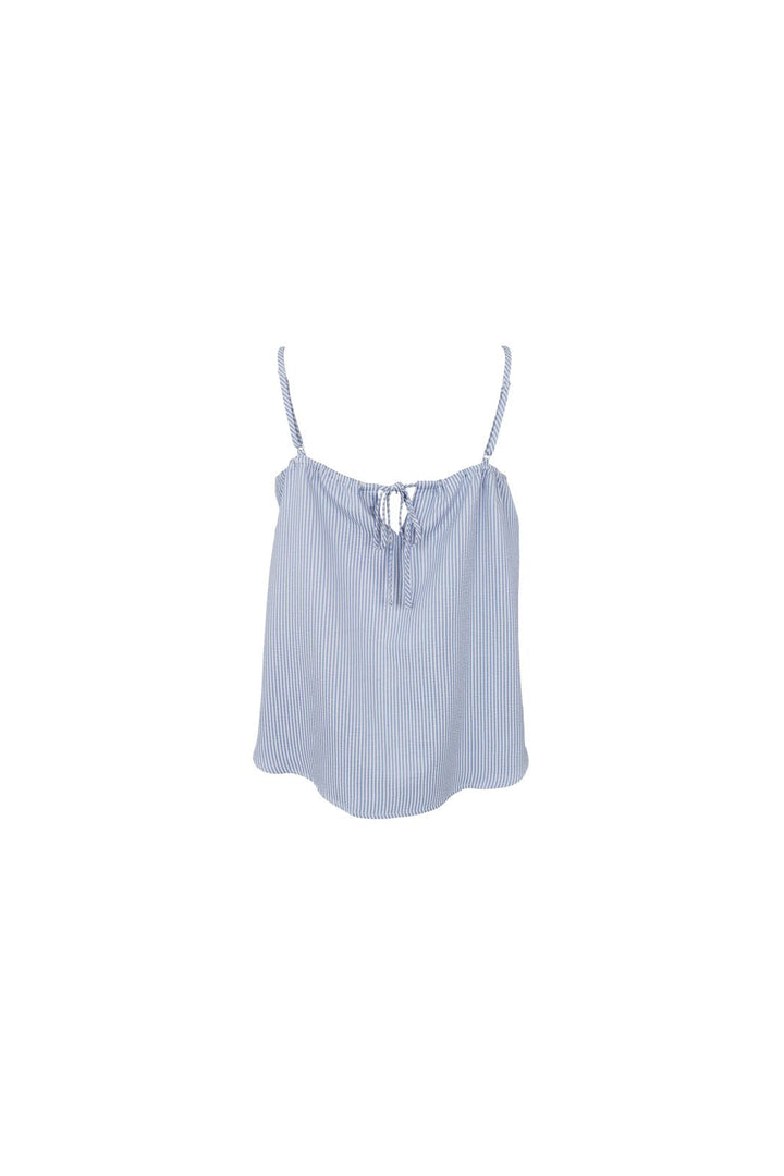 Black Colour - Bccatherine Strap Top 41150 - Shirts - Lt. Blue