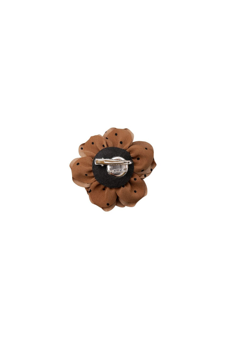 Black Colour - Bcchristy Brooch & Pin 6053 - Brown Dot