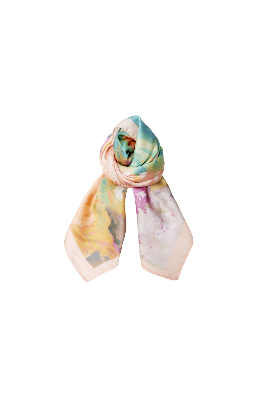 Black Colour - Bcclaude Mini Scarf 3685 - Peach