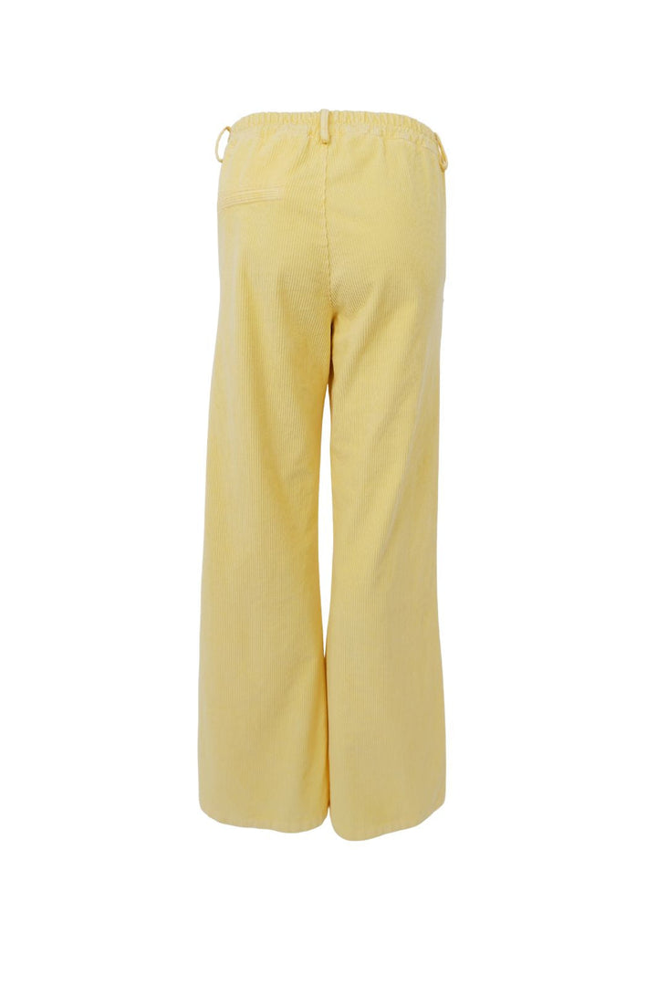 Black Colour - Bccora Corduroy Box Pant 40676 - Lt. Yellow