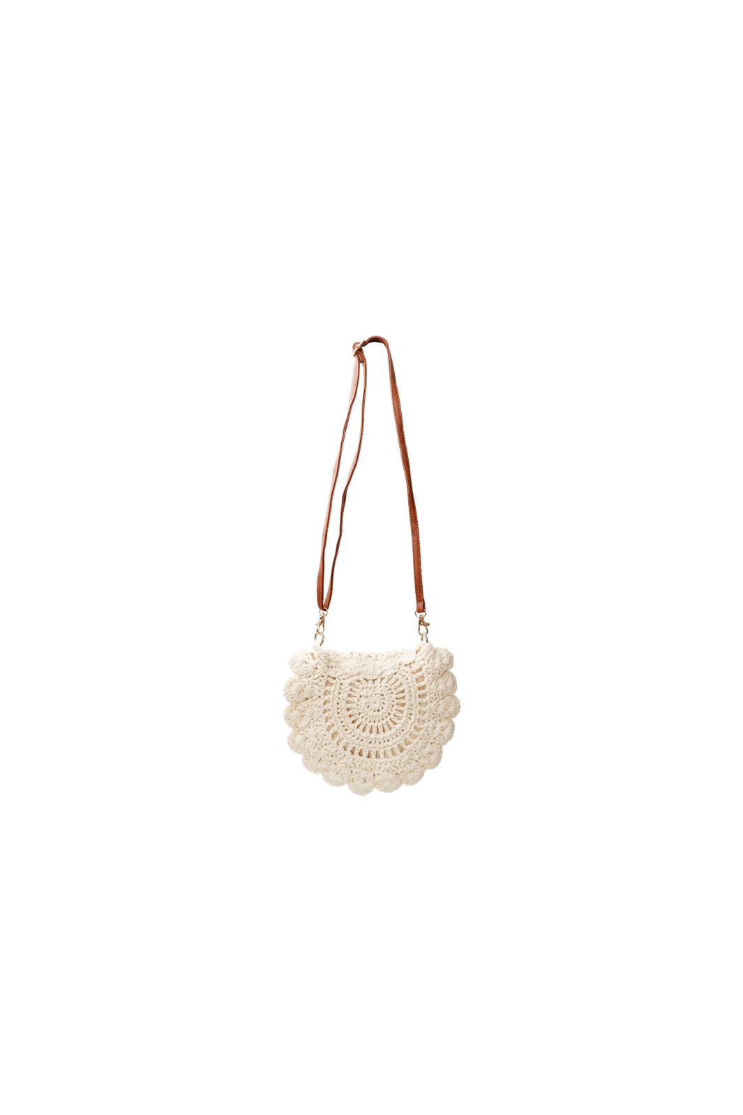 Black Colour - Bccrochet Mini Bag 9351 - Cream