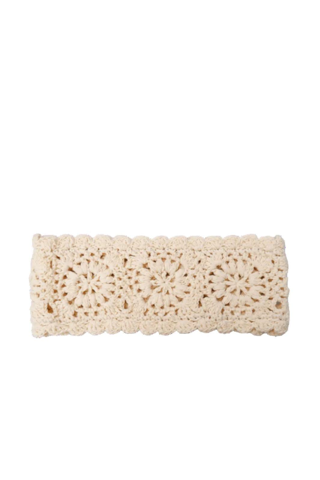 Black Colour - Bcdarla Chrochet Headband 2353 - Natural