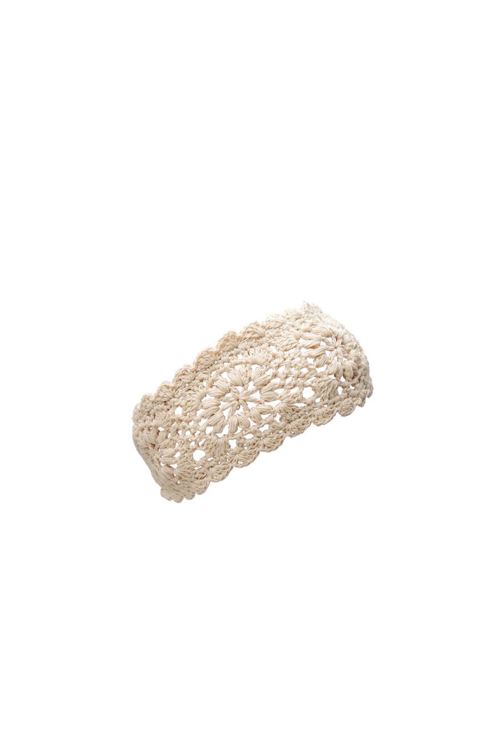 Black Colour - Bcdarla Chrochet Headband 2353 - Natural