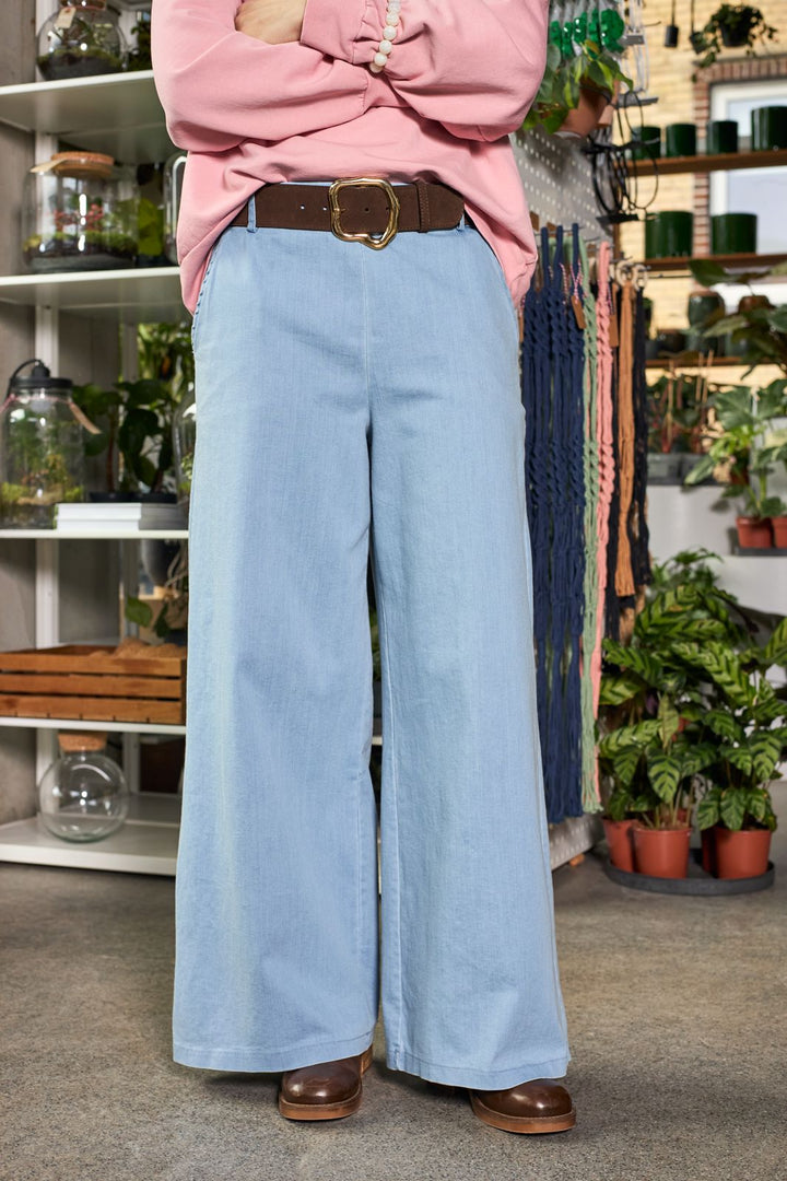 Black Colour - Bcdenice Boxy Denim Pant 41128 - Lt. Denim