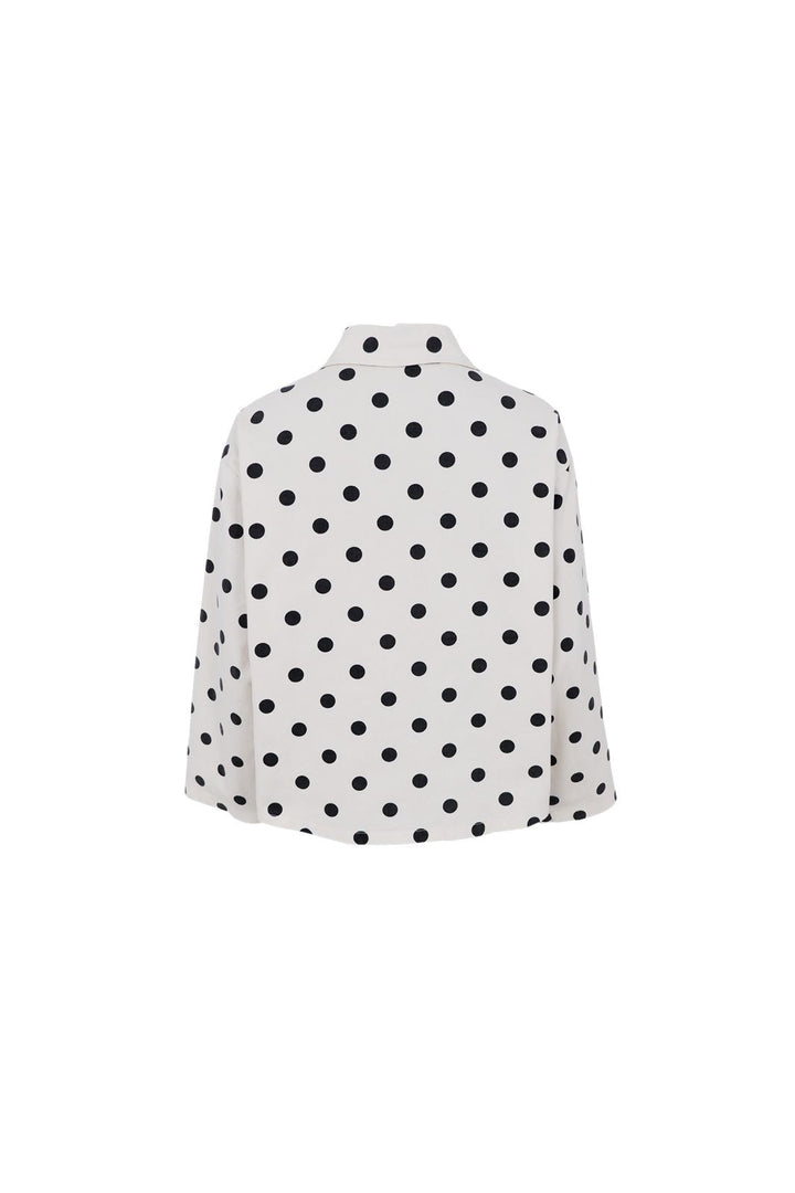 Black Colour - Bcellie Shirt Jacket 41101 - White Dot